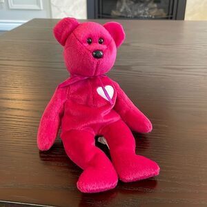 Valentina the Valentine Bear - 1999 Ty Original Beanie Baby 9” Great Condition